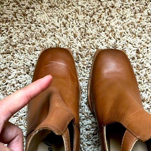 Free People Collection Brady Buckle Bootie, Size 39.5, Color Cognac NWT - Picture 9 of 9